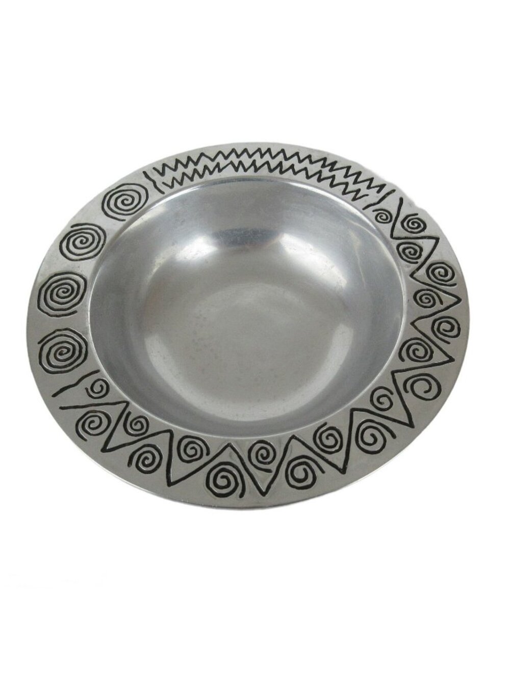 Wilton Armetale Reggae 10.5 " Round Vegetable Serving Bowl Pewter Look